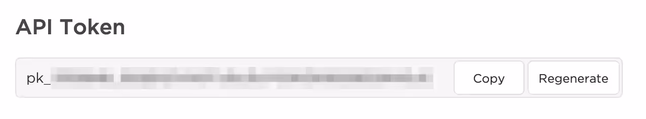 API Token of ClickUp