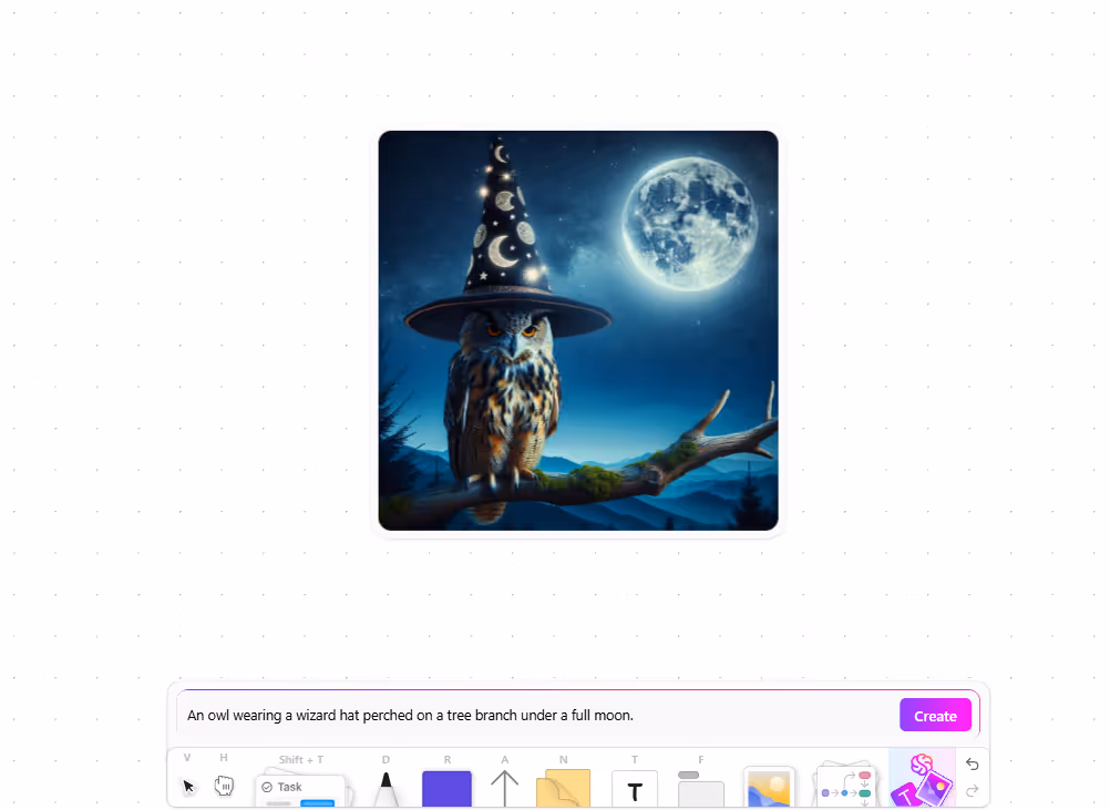Generate AI Images within your Whiteboard