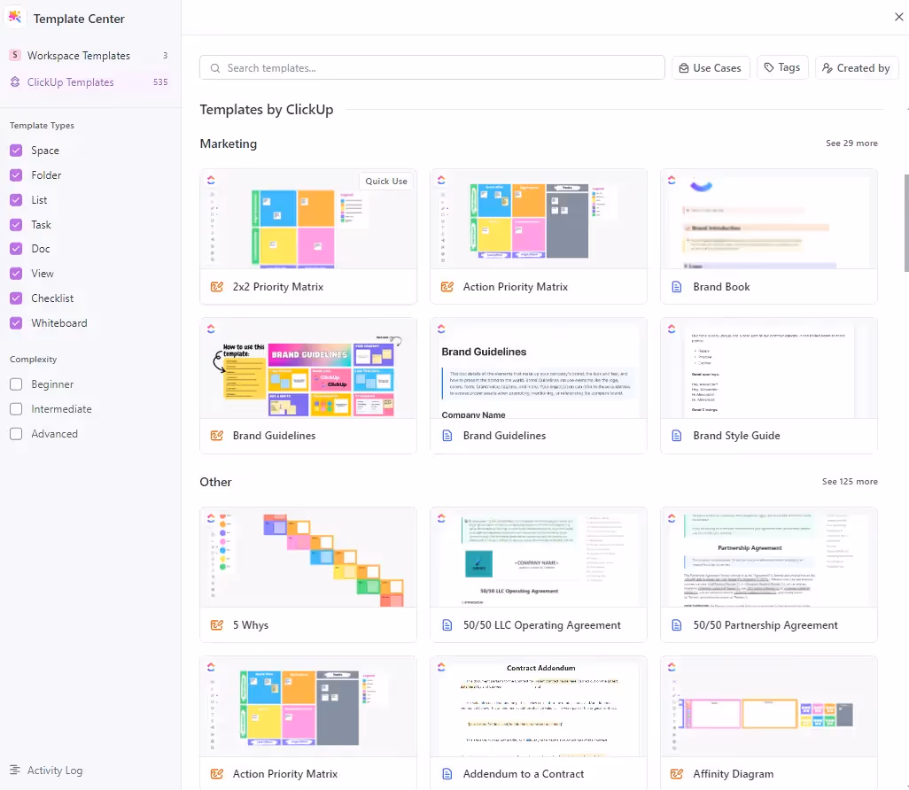 ClickUp Templates