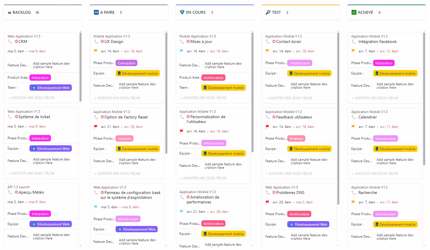 Framework Kanban Agile