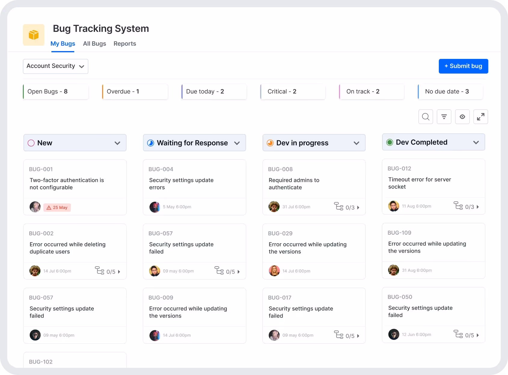 Kissflow User Interface