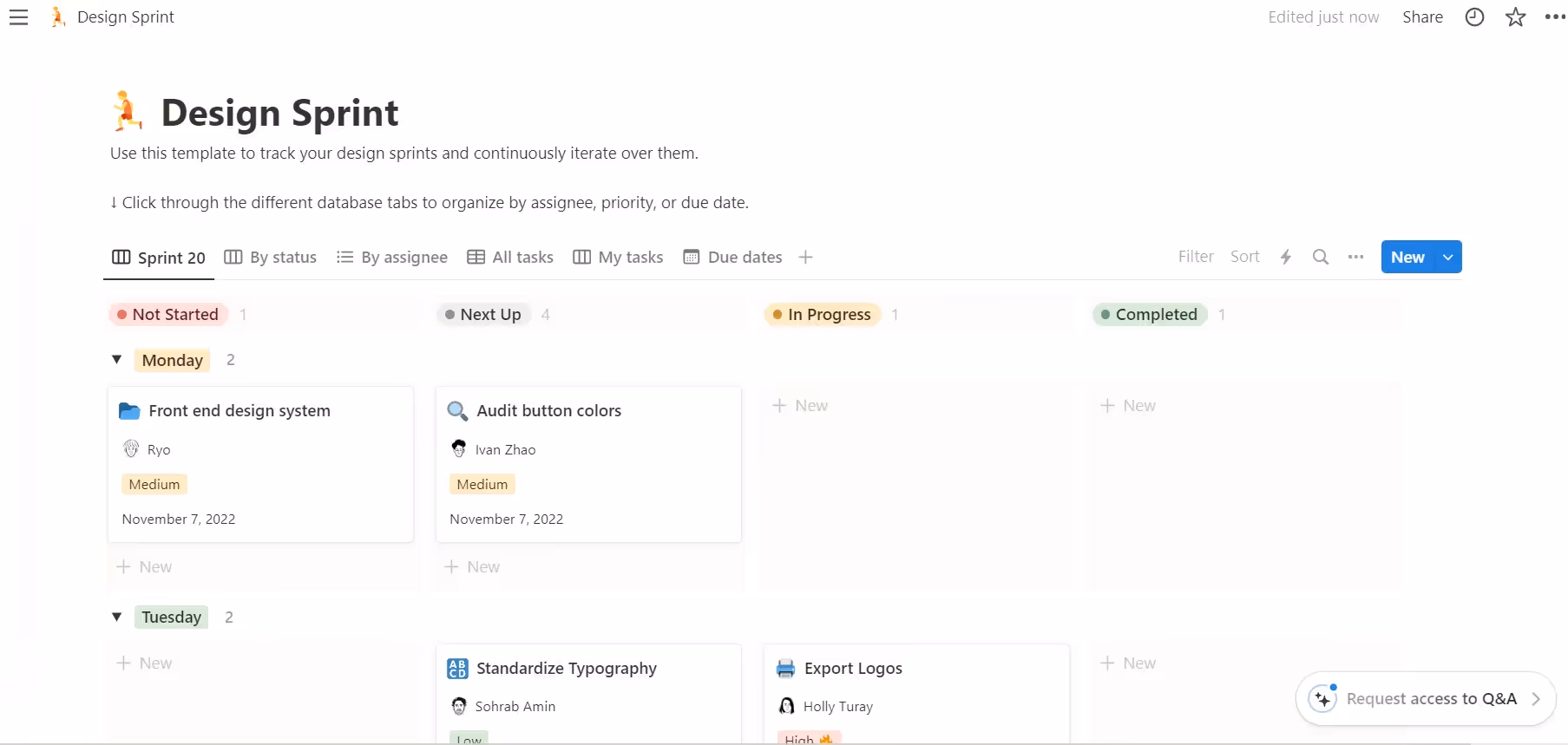 Notion's User Interace