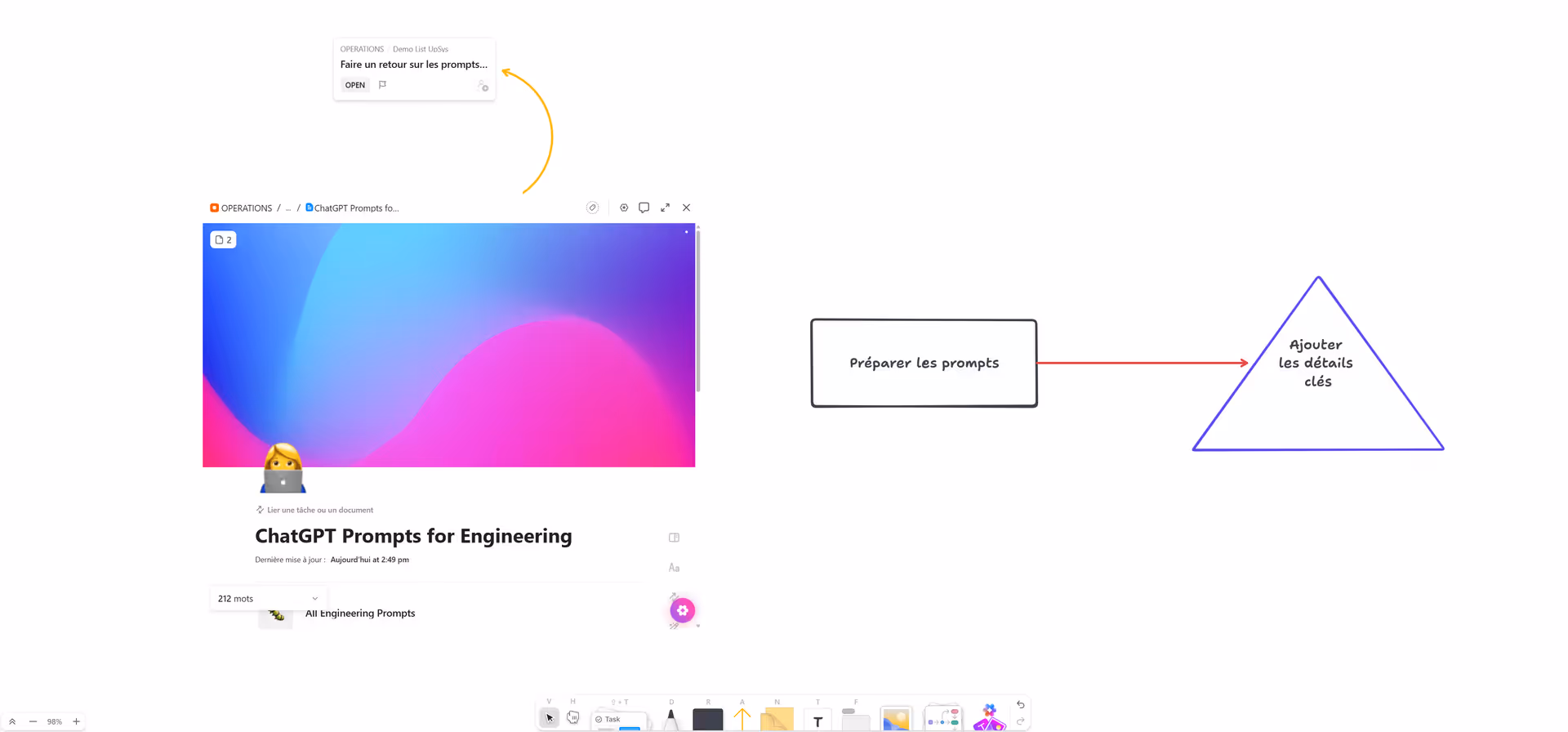Utiliser les nouveaux tableaux blancs pour les sessions de brainstorming 